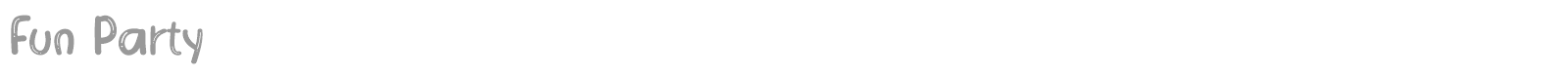 Fun Party font preview